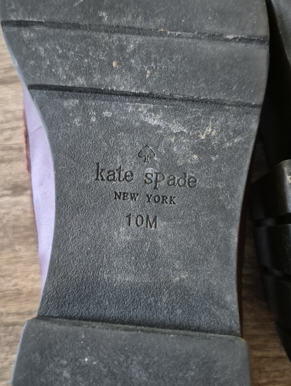 Kate Spade New York Kolby Leather Bit Loafers Burgundy Plum Size 10M - Picture 8 of 10